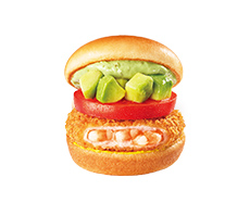 【期間限定】アボカド海老カツバーガー 〜国産バジルマヨ〜