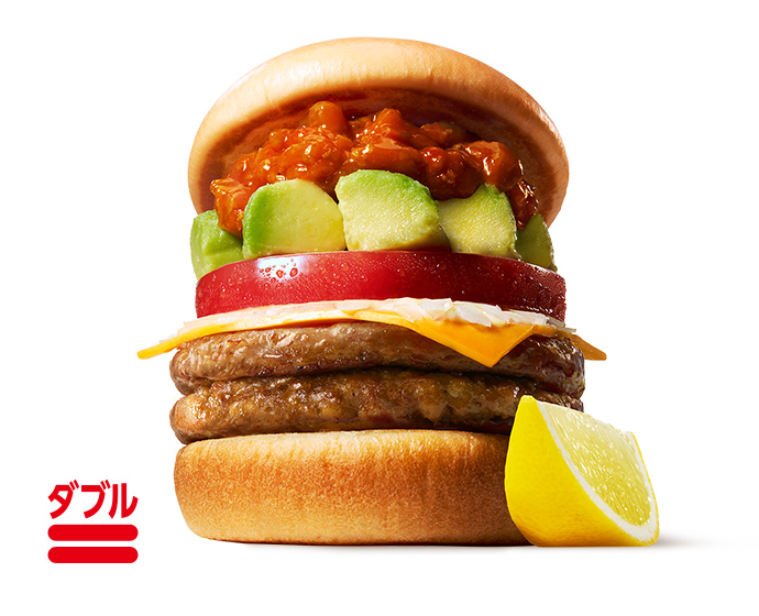 【期間限定】ダブル アボカド タコスバーガー