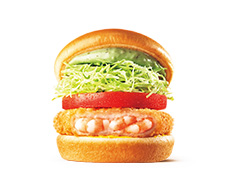 【期間限定】バジルマヨの海老カツバーガー 〜国産バジル〜