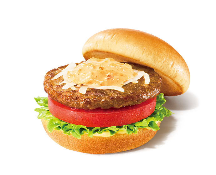 朝の野菜バーガー 〜オーロラソース〜