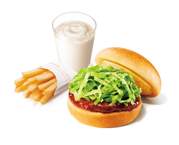 ワイワイテリヤキバーガーシェイクセット