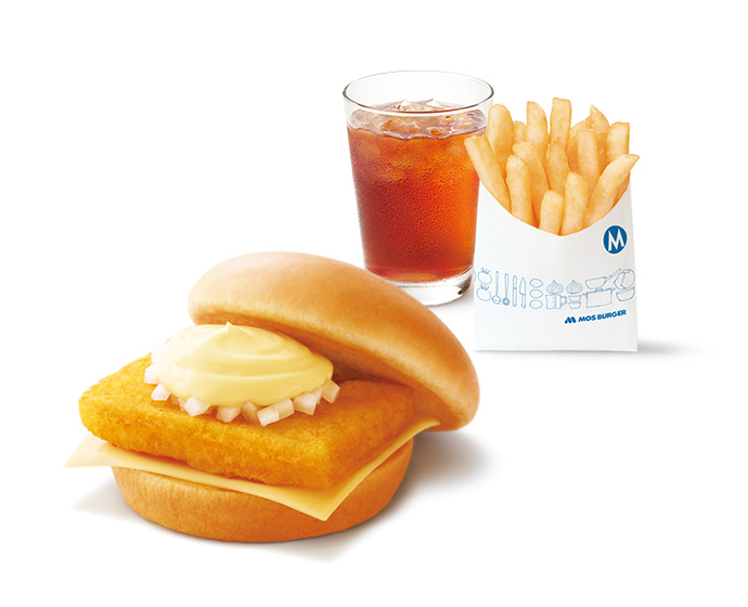 食品サンプル モスバーガー風 フィッシュバーガー 食品サンプル モスバーガー風 フィッシュバーガー