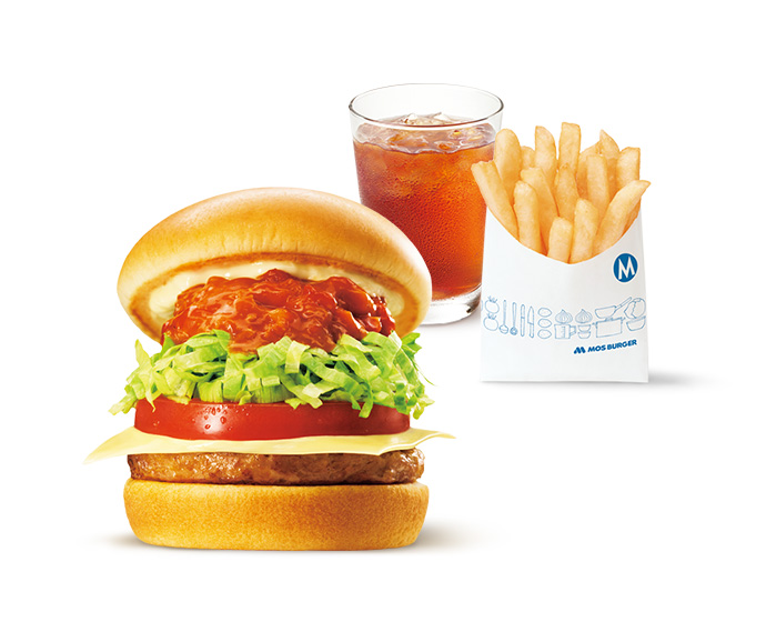 【平日・期間限定】昼割セット モスタコスバーガー＜10時半から15時まで販売＞