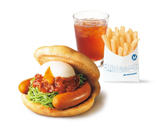 【平日・期間限定】昼割セット 月見フォカッチャ(＋70円ドリンク（スープ・シェイク等）)＜10時半から15時まで販売＞
