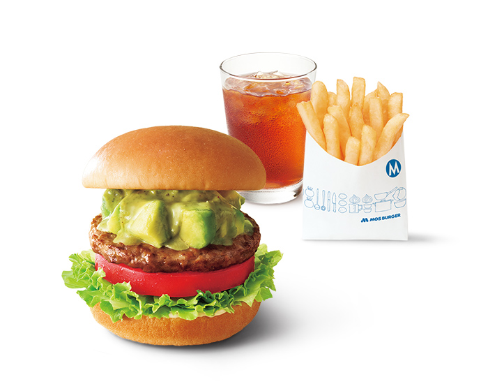 【平日・期間限定】昼割セット アボカドバーガー＜10時半から15時まで販売＞