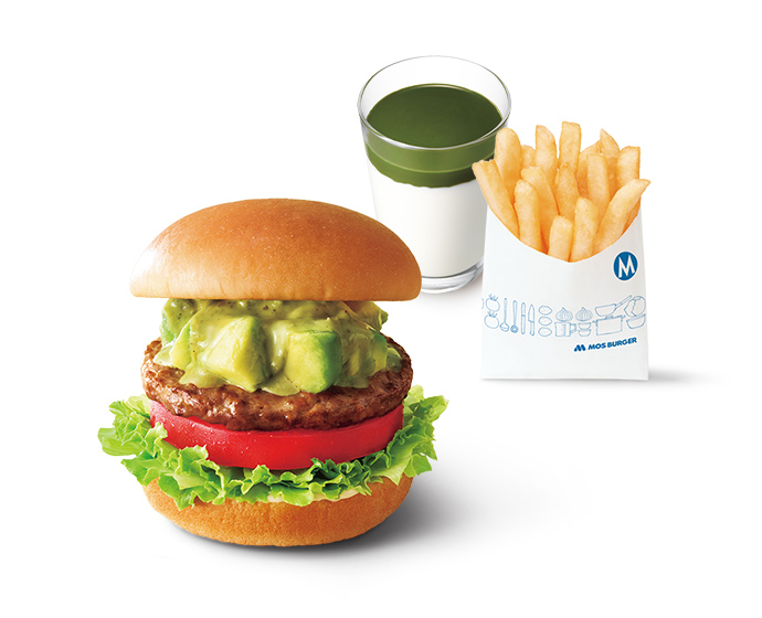 【平日・期間限定】昼割セット アボカドバーガー(＋140円ドリンク)＜10時半から15時まで販売＞