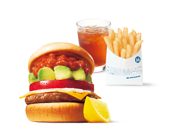 【平日・期間限定】昼割セット アボカドタコスバーガー＜10時半から15時まで販売＞