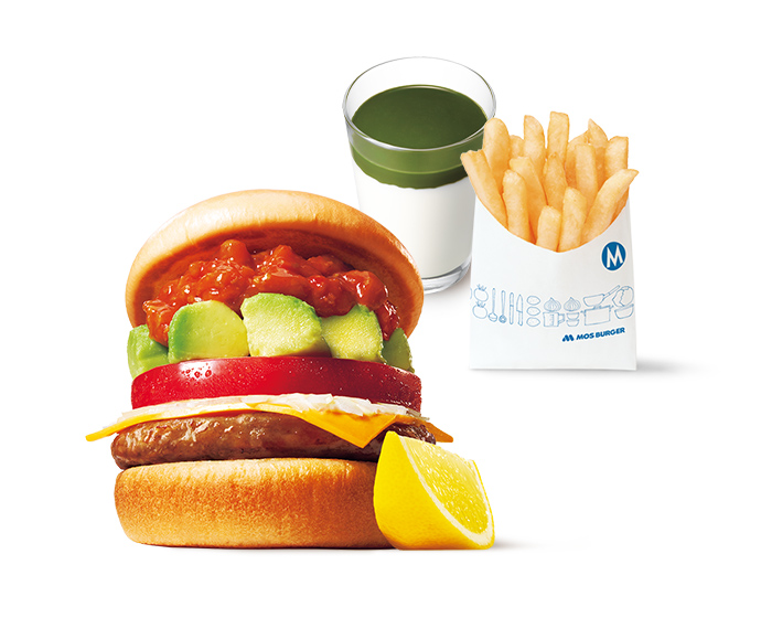 【平日・期間限定】昼割セット アボカドタコスバーガー（＋130円ドリンク）＜10時半から15時まで販売＞