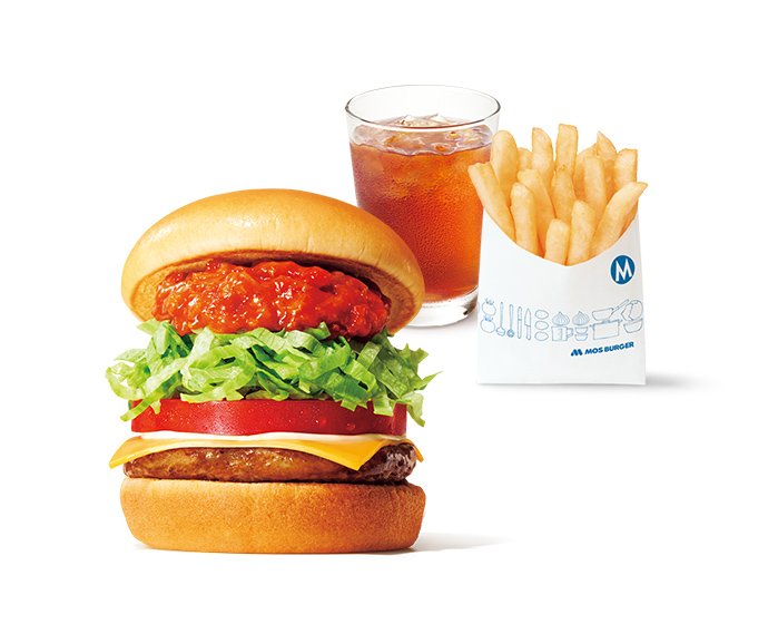 【平日・期間限定】昼割セット モスタコスバーガー＜10時半から15時まで販売＞