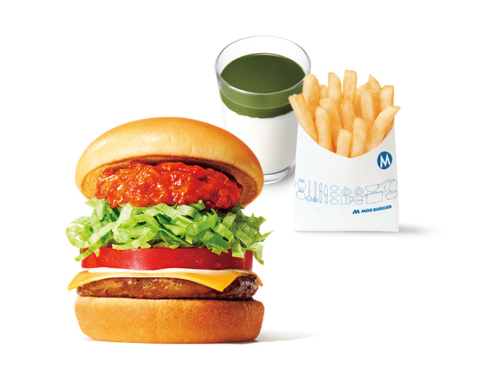【平日・期間限定】昼割セット モスタコスバーガー（＋130円ドリンク）＜10時半から15時まで販売＞